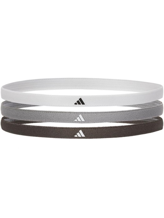 adidas Hairbands Gris/Noir/Blanc