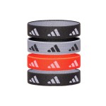Hair Ties, Black, White, Solar Red