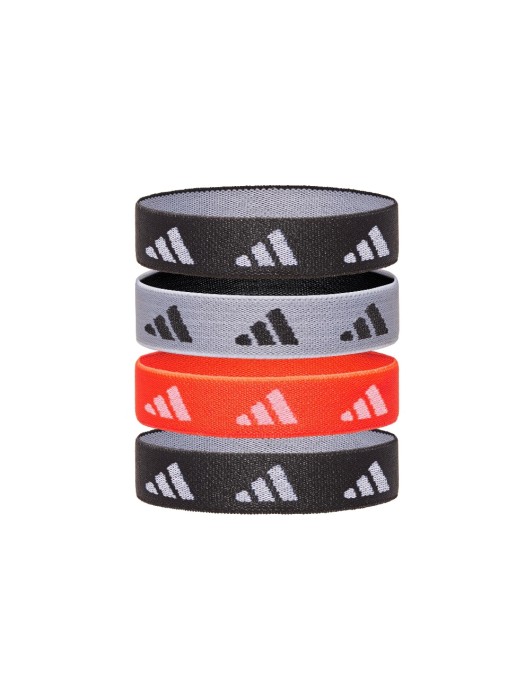 adidas Hair Ties Noir, blanc, rouge solaire