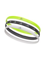 adidas Hairbands Lucid Lemon, Noir, Argent