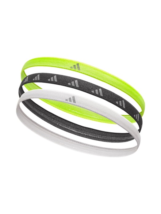adidas Hairbands Lucid Lemon, Noir, Argent