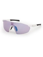 Adidas Sportbrille ANEMOS LIGHT S, SP0116, Erwachsen, Frame white