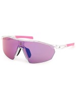 Adidas Sportbrille ANEMOS LIGHT S, SP0116, Erwachsen, Frame crystal