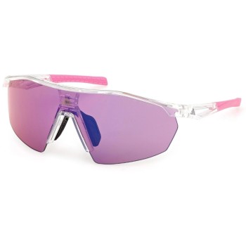 Adidas Sportbrille ANEMOS LIGHT S, SP0116, Erwachsen, Frame crystal