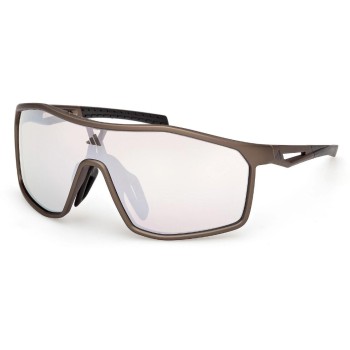 Adidas Sportbrille KALIDRO, SP0117, Erwachsen, matte dark brown