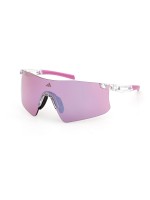 Adidas Sportbrille, SP0122, crystal, Erwachsen, Lens gradient or mirror violet