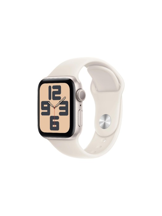 Apple Watch SE 2024 44 mm GPS Starlight Sport Band M/L