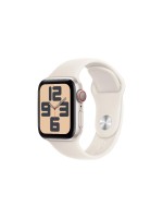 Apple Watch SE 2024 CEL 40 Starlight  S, with Starlight Sport Band - S/M