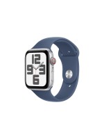 Apple Watch SE 2024 CEL 44 Silver  S, with Denim Sport Band - S/M