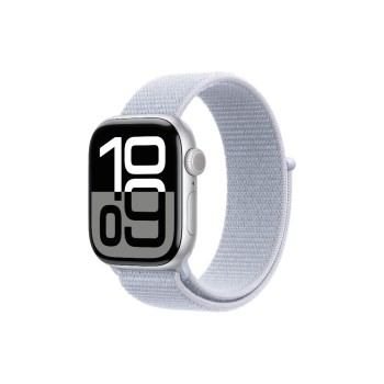 Apple Watch Series 10 42 mm Alu argent Loop bleu