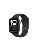 Apple Watch S10 GPS 42 Jet Black Alu M, with Black Sport Band - M/L