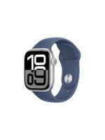 Apple Watch Series 10 42 mm LTE Alu Silver Sport Denim M/L