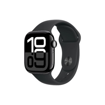 Apple Watch Series 10 42 mm LTE Alu Jet Black Sport S/M