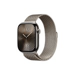 Apple Watch Series 10 46 mm LTE Boucle en titane naturel Milanese M/L
