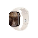Apple Watch Series 10 46 mm LTE Titanium Gold Sport aurore boréale S/M