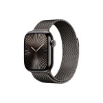 Apple Watch Series 10 42 mm LTE Boucle milanaise en titane Slate