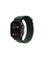 Apple Watch Ultra 2 2024 Black Titanium, with Dark Green Alpine Loop - Small