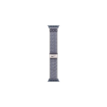 Apple Nike Sport Loop 46 mm gris/bleu
