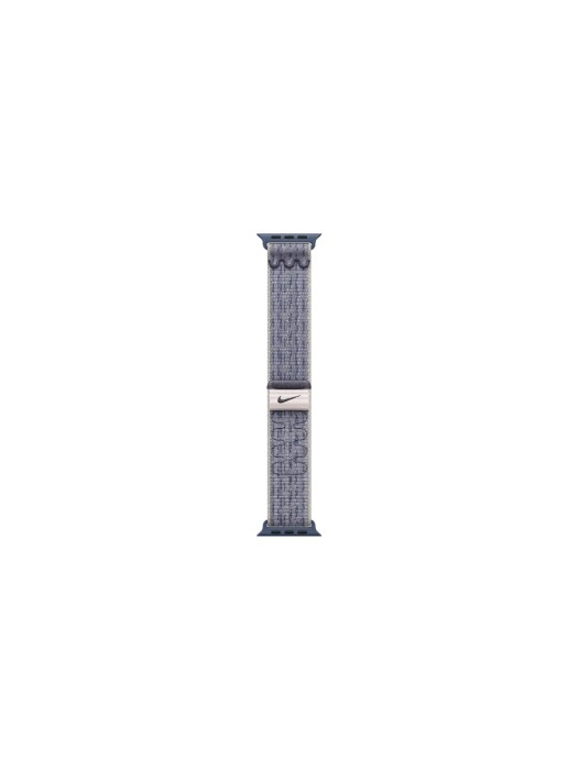 Apple Nike Sport Loop 46 mm gris/bleu