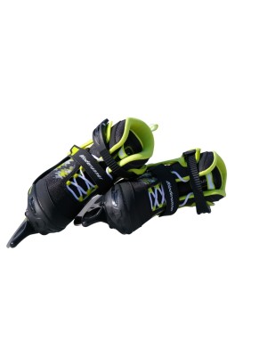 Bladerunner Micro-patins à glace Black/Lime, 29-34
