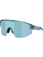 BLIZ Matrix, Transparent Blue, Sportbrille, Lens Smoke w Ice Blue Multi
