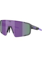 BLIZ P003 Small, Crystal Black, Sportbrille, Lens Grey w Putple Multi