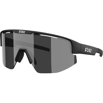 BLIZ MATRIX, MATTE BLACK, Sportbrille, Lens Smoke w silver mirror