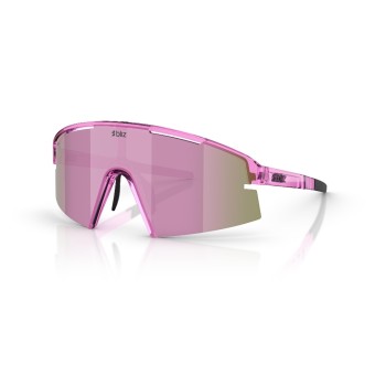 BLIZ P006s, TRANSPARANT PINK, Sportbrille, Lens Brown w rose multi