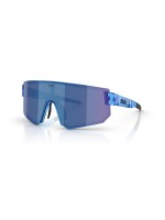 BLIZ P005s, TRANSPARENT BLUE, Sportbrille, Lens Smoke w Blue multi