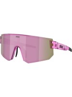 BLIZ P005s, TRANSPARENT PINK, Sportbrille, Lens Brown w ros? multi