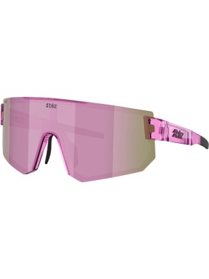 BLIZ P005s, TRANSPARENT PINK, Sportbrille, Lens Brown w ros? multi