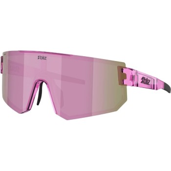 BLIZ P005s, TRANSPARENT PINK, Sportbrille, Lens Brown w ros? multi