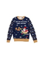 Christmas Sweats They see me ho'ing LED Sweater M