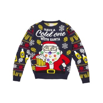 Christmas Sweats Have a Cold One LED, M