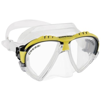CRESSI Lunettes de natation Matrix Clear/Yellow