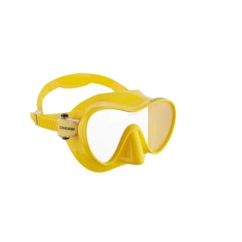 CRESSI F1 MASK SIL, YELLOW