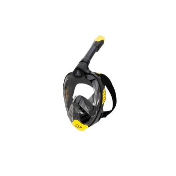 CRESSI BALI FULL FACE MASK, BLACK/YELLOW L/XL CRESSI BALI FULL FACE MASK, BLACK/YELLOW L/XL