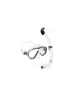CRESSI Estrella + Seal Dry Snorkel Combo Clear/Black