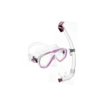 CRESSI ESTRELLA + SEAL DRY COMBO, CLEAR/PINK