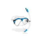 CRESSI Matrix + Gamma Snorkel Combo Clear/Blue