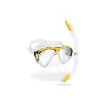 CRESSI Matrix + Gamma Snorkel Combo Clear/Yellow