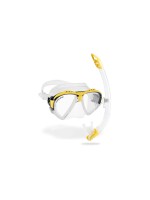 CRESSI Matrix + Gamma Snorkel Combo Clear/Yellow
