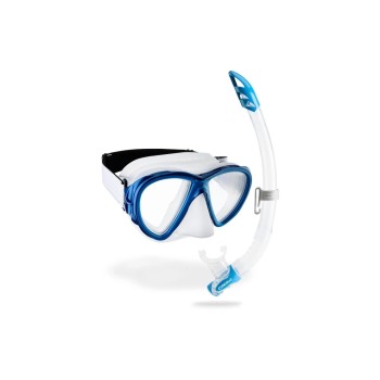 CRESSI Fidji + combinaison de tuba Gamma Clear/Blue CRESSI Fidji + combinaison de tuba Gamma Clear/Blue