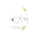 CRESSI Combo tuba Marea + Gamma Clear/Yellow