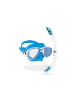 CRESSI Combo tuba Marea + Gamma Clear/Blue