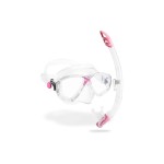 CRESSI MAREA + GAMMA COMBO, CLEAR/PINK