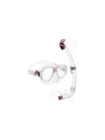 CRESSI Marea Junior + Seal Dry Snorkel Combo Clear/Pink