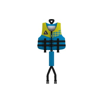 FROGGY SWIM VEST AZURE/YELLOW, 2/3 YEARS