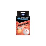DONIC Schildkröt 3-Stern Avantgarde Ball, Poly 40+, 6 Stk, 3x weiss, 3x orange