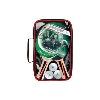 DONIC Schildkröt Top Team 400 Spielset, 2x Schläger, 3x Bälle DONIC Schildkröt Top Team 400 Spielset, 2x Schläger, 3x Bälle